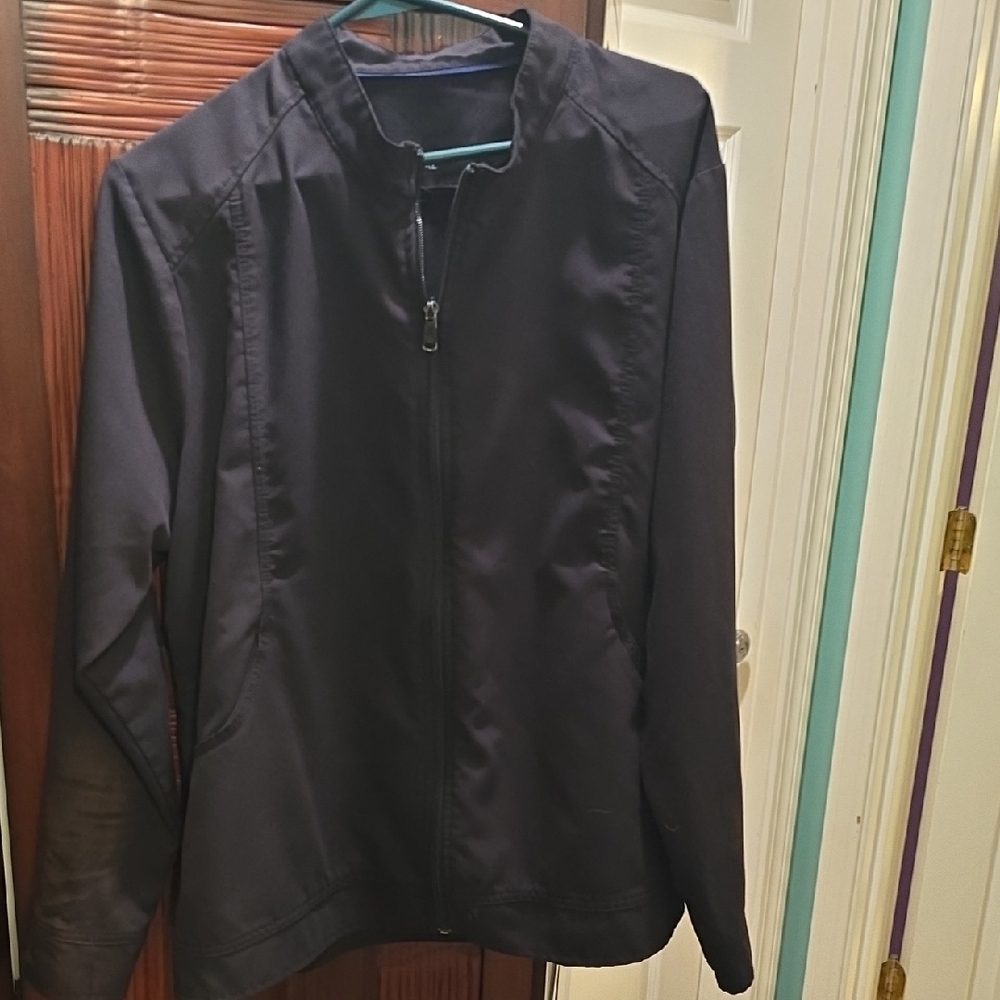 Womens' Black Scrub Jacket